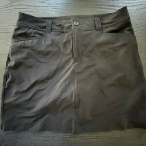 Eddie Bauer Womens 6 Skort Horizon Active Hiking Skirt Attached Short Black‎